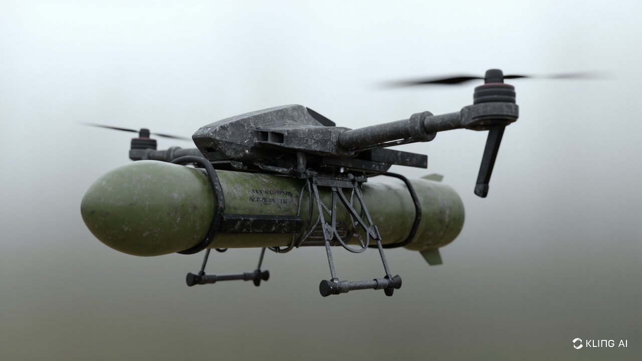 POV: Ukrainian Drones Destroyed by Russian Drones