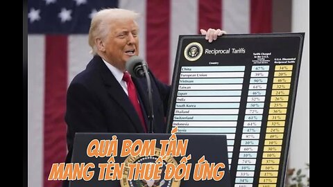 03/4/2025 QUẢ BOM TẤN MANG TÊN THUẾ ĐỐI ỨNG