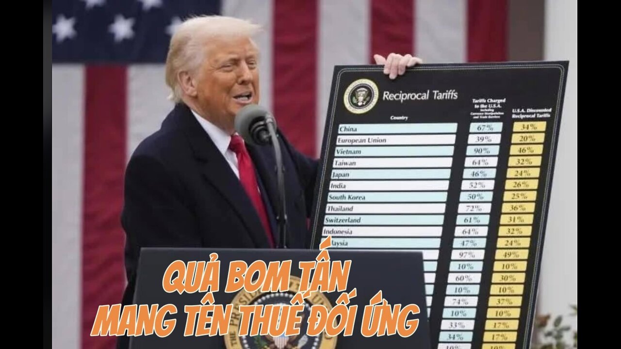 03/4/2025 QUẢ BOM TẤN MANG TÊN THUẾ ĐỐI ỨNG