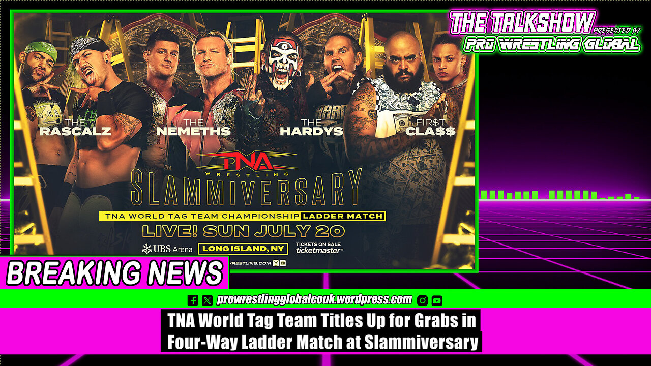 TNA World Tag Team Titles Up for Grabs in Four Way Ladder Match at Slammiversary