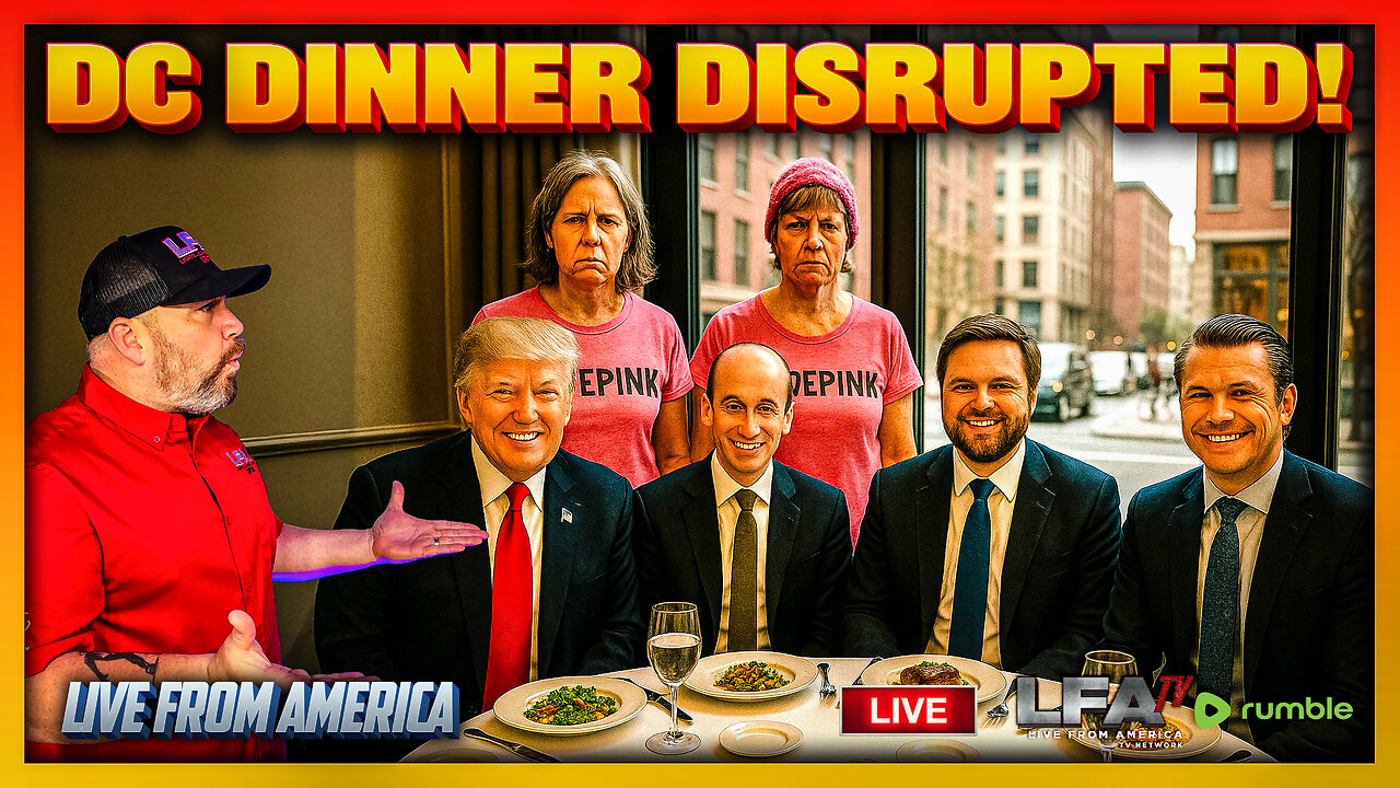 DC DINNER DISRUPTED! | LIVE FROM AMERICA 9.10.25 11AM