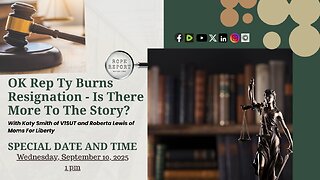 OK Rep Ty Burns' Resignation - Is There More To The Story?