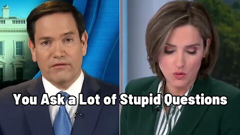 Marco Rubio SLAMS Woke CBS Host over "STUPID" Questions on the US