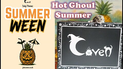Coven Subscription Box - July 2025 - Summerween Monthly Gothic Box Unboxing