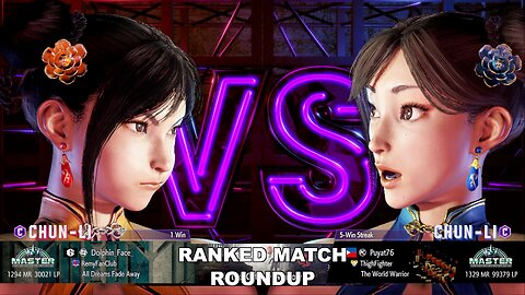 Kuya Kalbo SF6 Ranked Roundup. Chun Li Master Rank [Hori Fight Stick]