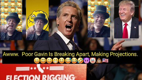 Newsom Accuses Trump For Running 3rd Term. 😀😃😄😁😆😅😂🤣😈🤡💩🇺🇸