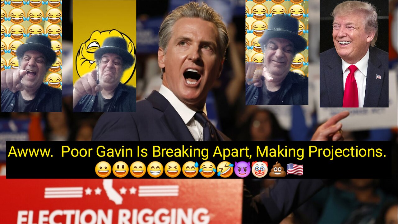 Newsom Accuses Trump For Running 3rd Term. 😀😃😄😁😆😅😂🤣😈🤡💩🇺🇸