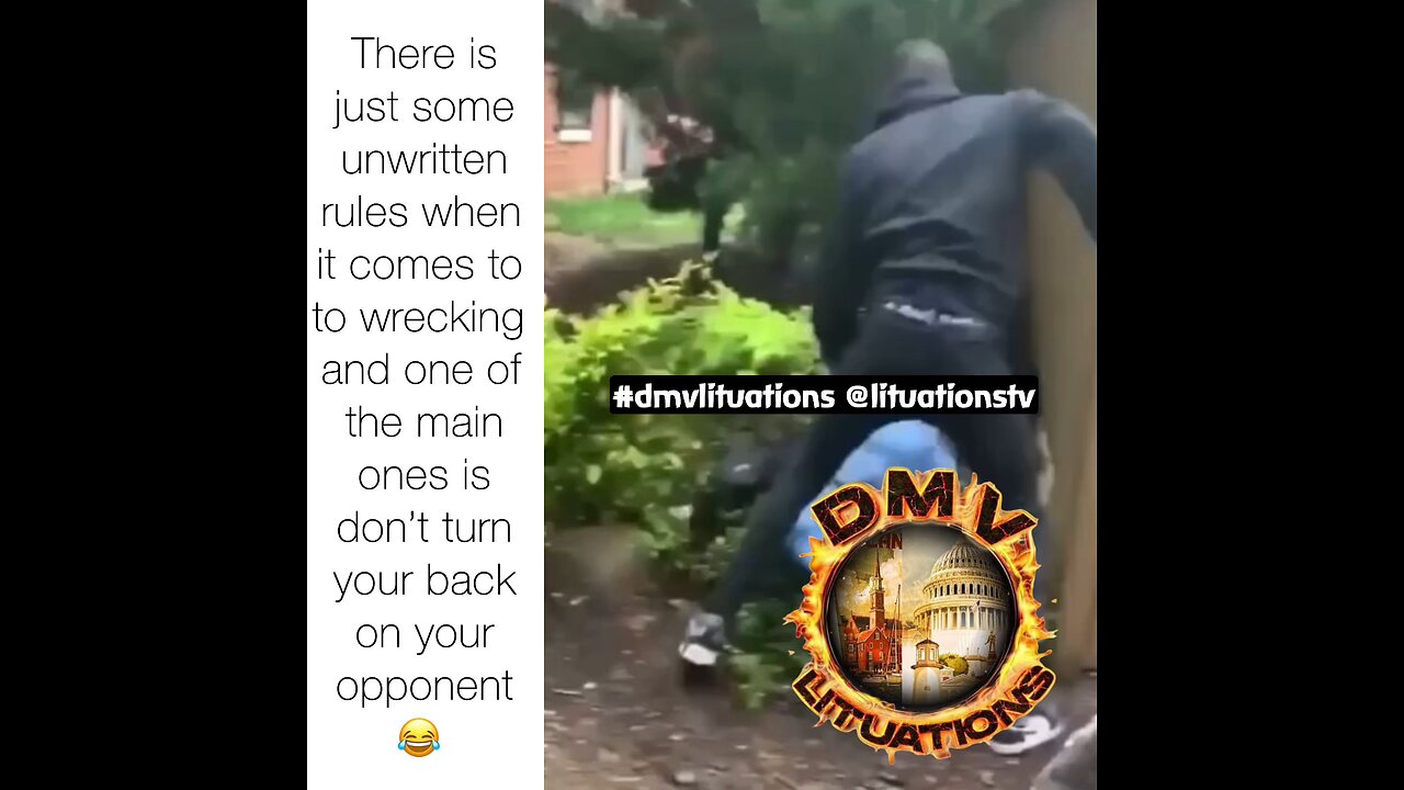 Somewhere in northeast dc someone forgot of the most important rules when it comes to fighting