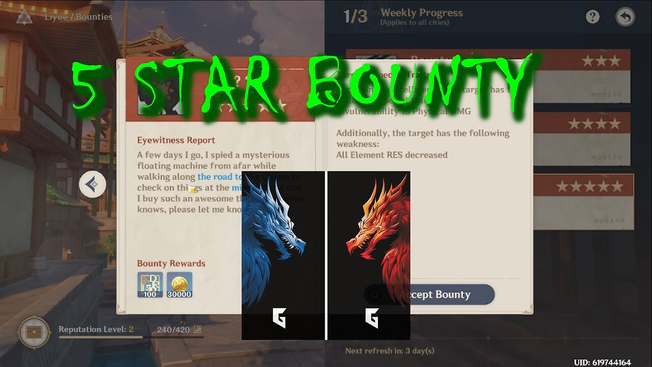 Genshin Impact | 5 STAR BOUNTY