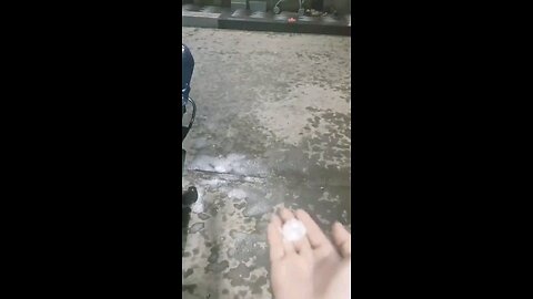 iceball rainfall