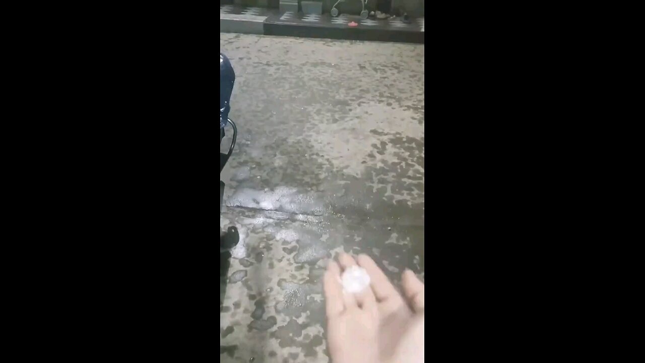 iceball rainfall