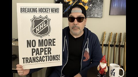 NHL breaking news! NO MORE PAPER AHL TRANSACTIONS!