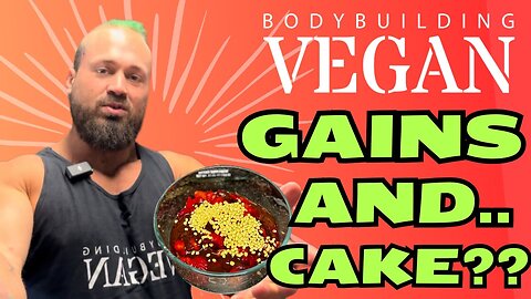 55g PROTEIN Vedge Chocolate Bowl Cake Recipe! | High Protein Vegan Dessert That Tastes AMAZING