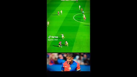 lamine yamal Dribbling skills