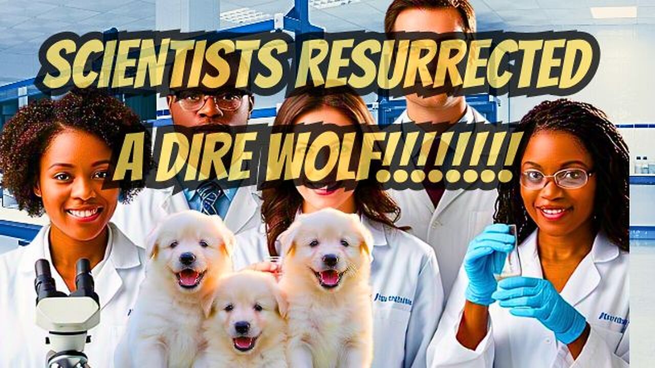 SCIENTISTS JUST RESURRECTED A DIRE WOLF