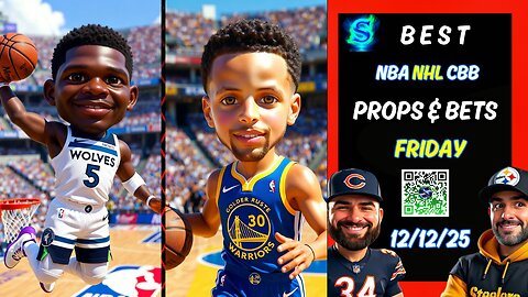 🏀 Friday's Best NBA PROPS | COLLEGE BASKETBALL PICKS | NHL PICKS | PRIZEPICKS TODAY |12/12/25