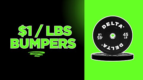 Delta Onyx Bumper Plates Review ($1/LBS Budget Bumper Plates)