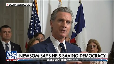 Gavin Newsom Sounds Like He's Scared
