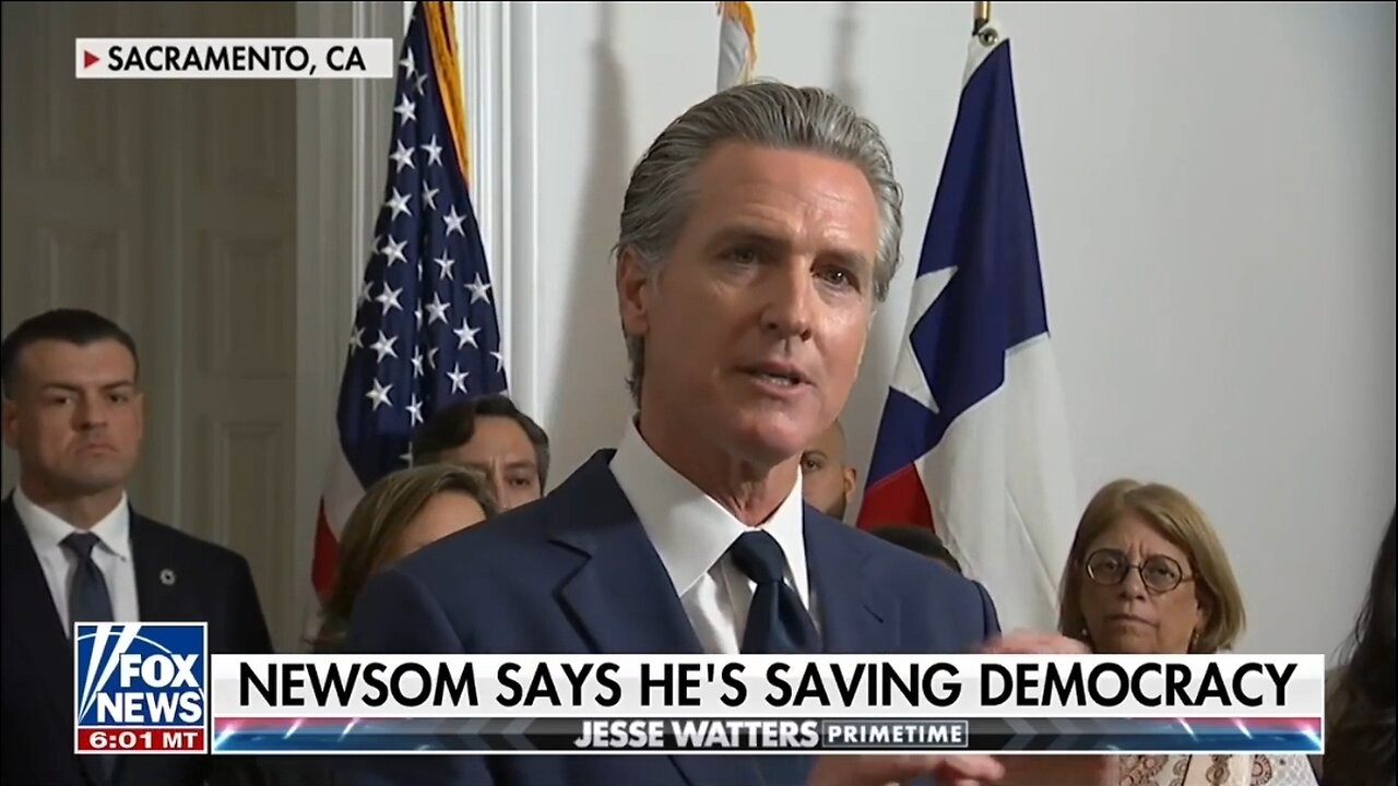 Gavin Newsom Sounds Like He's Scared