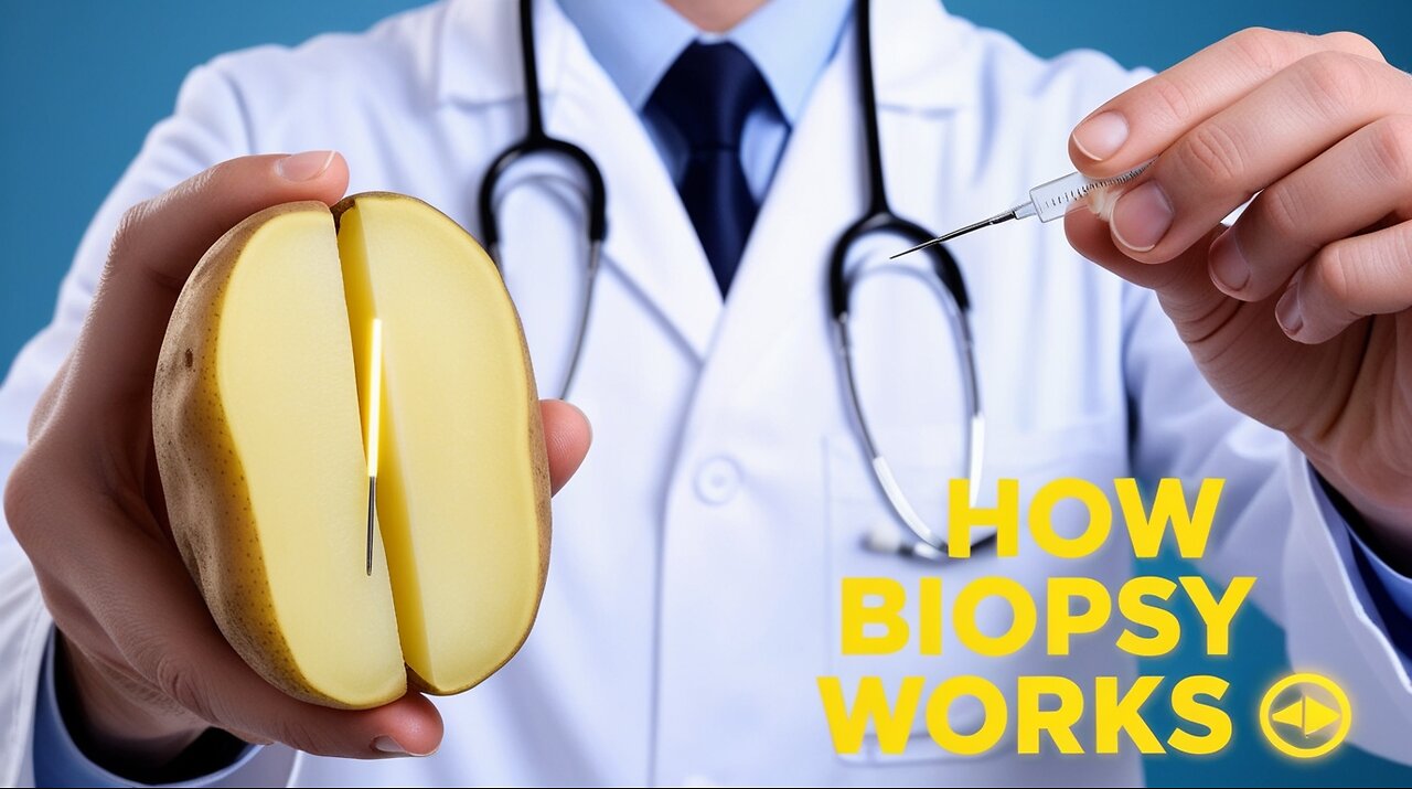 How a Cancer Biopsy Works 🧬 (Explained With a Potato 🥔)