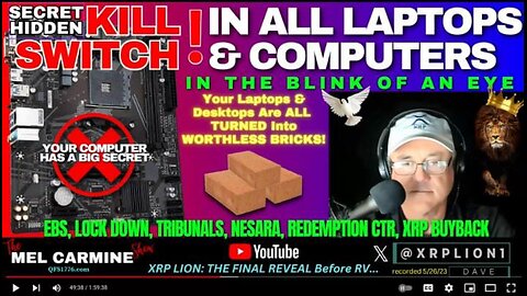 NEW DAVE XRP LION - SECRET KILLER SWITCH, DESTROYS ALL COMPUTERS! -AUG '23; (MUST WATCH) TRUMP NEWS