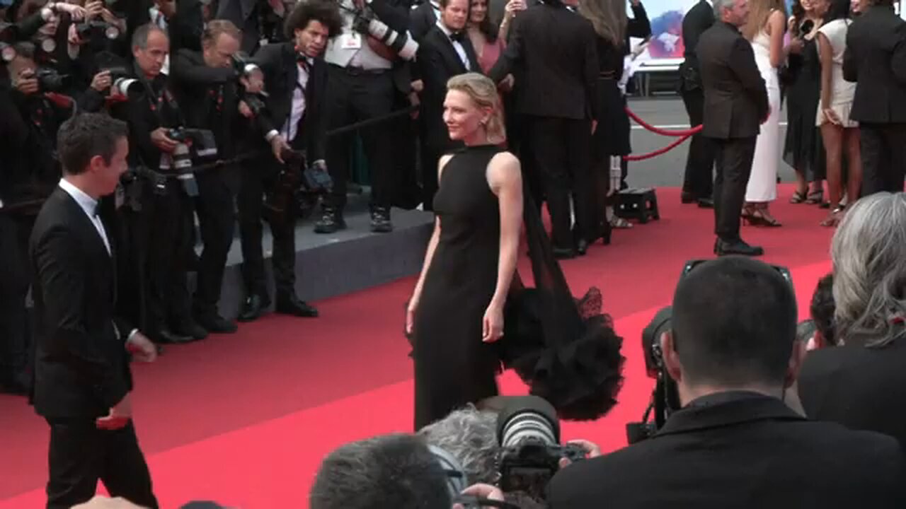 Celebrities arrive for Cannes film festival closing ceremony