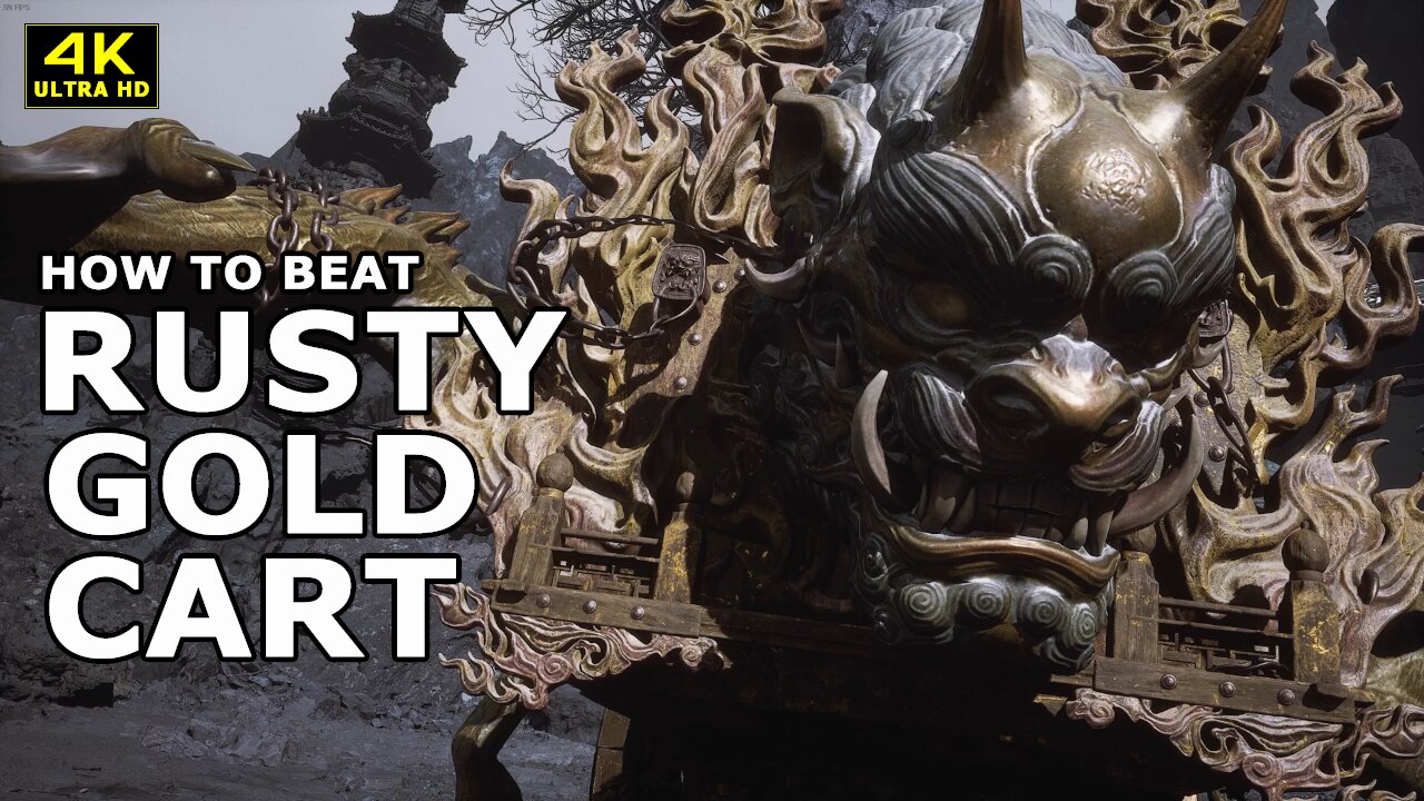 BLACK MYTH WUKONG - HOW TO BEAT RUSTY-GOLD CART | SECRET BOSS FIGHT
