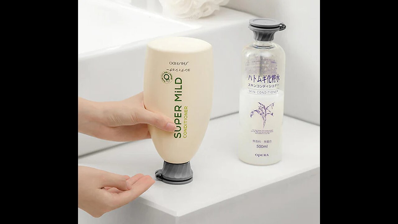 Inverted Shampoo Bottle Cap