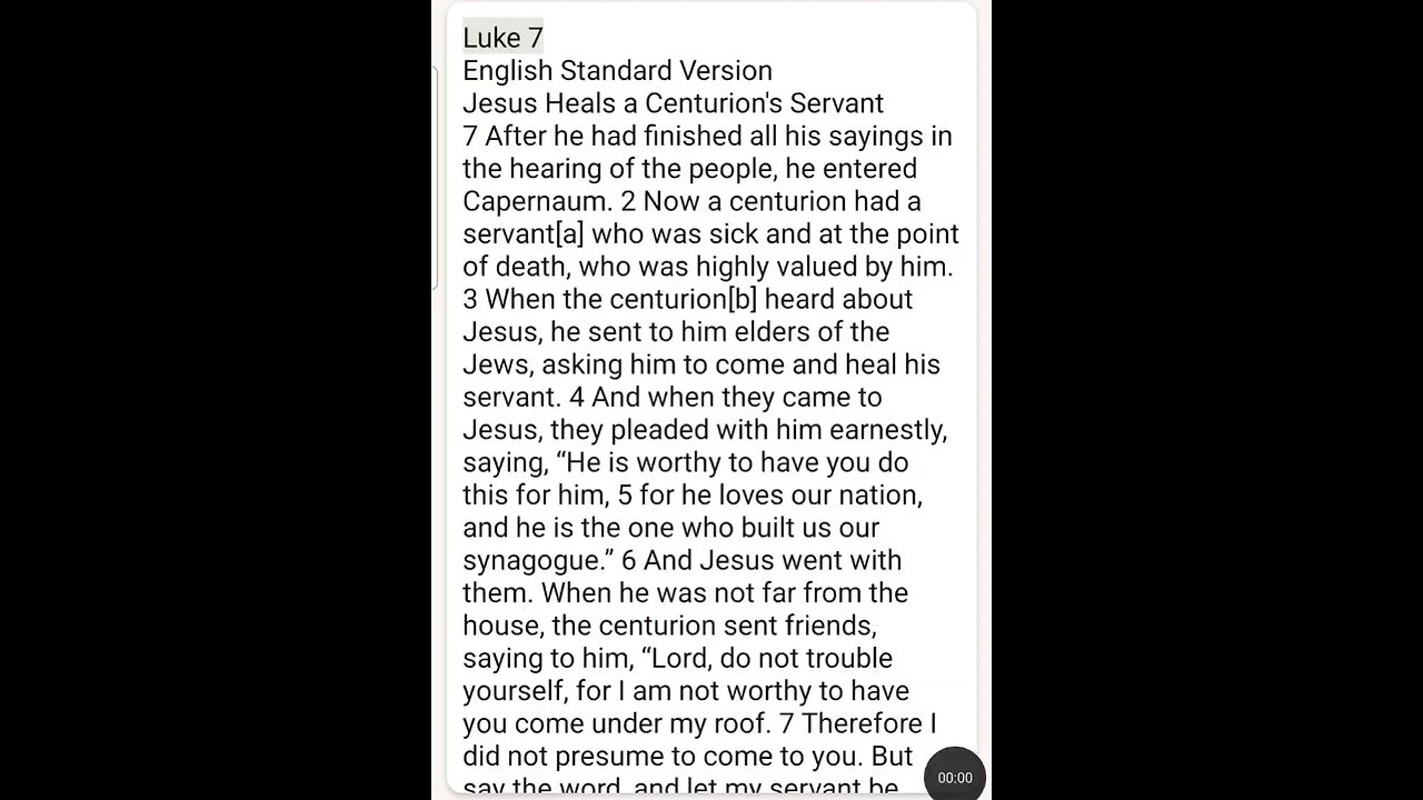 Luke Chapter 7 ESV