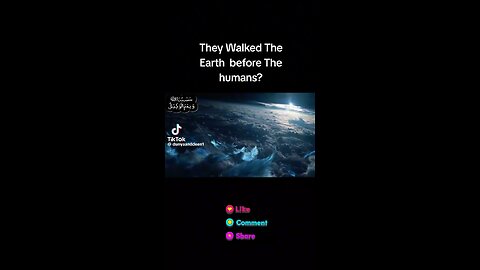 Humans were not created yet