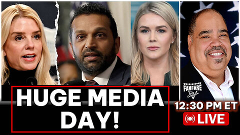 TRUMP DAILY BRIEFING: HUGE MEDIA DAY WITH KAROLINE LEAVITT, PAM BONDI AND KASK PATEL!