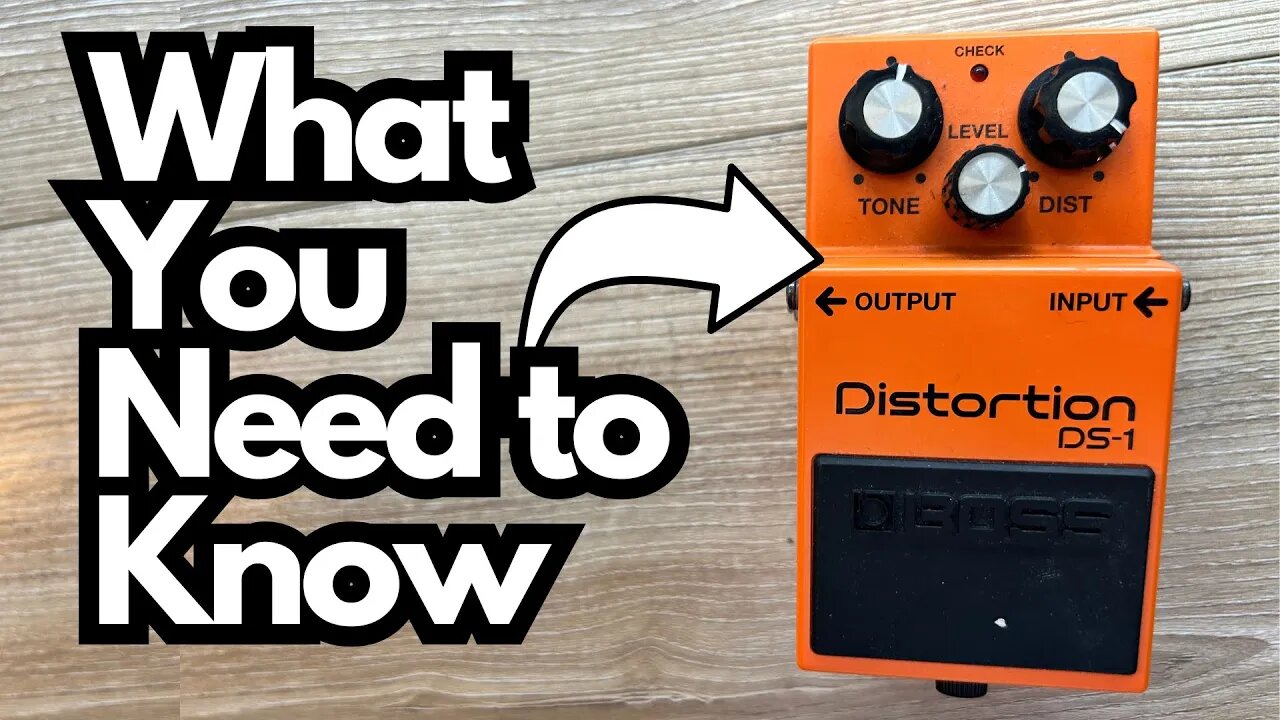 The BOSS DS-1 - A Legendary (But Imperfect) Pedal IMO