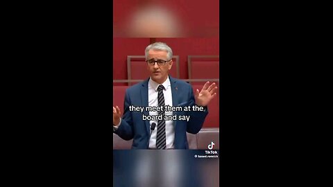 Australia's Senator Rennick Destroy Labours Insane And Unfair Policies