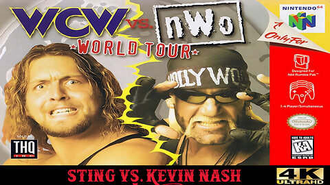 WCW vs. nWo: World Tour - Nintendo 64 - Sting vs. Kevin Nash