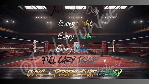 Judgment Day Boxing Card Results! Every Fight + Every Cash + Every Take! Full Recap!