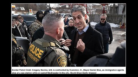 Illinois mayor & Patriot Border Patrol Chief face off during immigration enforcement sweep