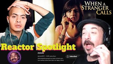 Lance B Reacting to ZZAVID '' When a Stranger Calls '' Reactor Spotlight Request