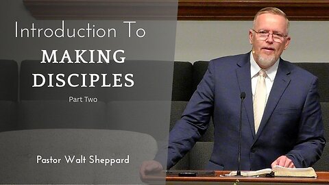 Introduction To Discipleship Part 2--Sun PM--June 29, 2025