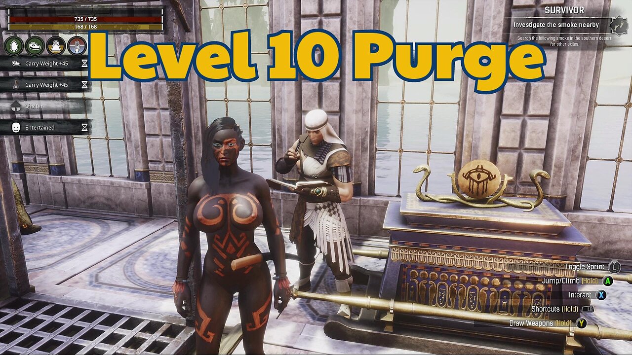 Conan Exiles Naked level 10 purge Busty Boobs Breast expansion huge tits