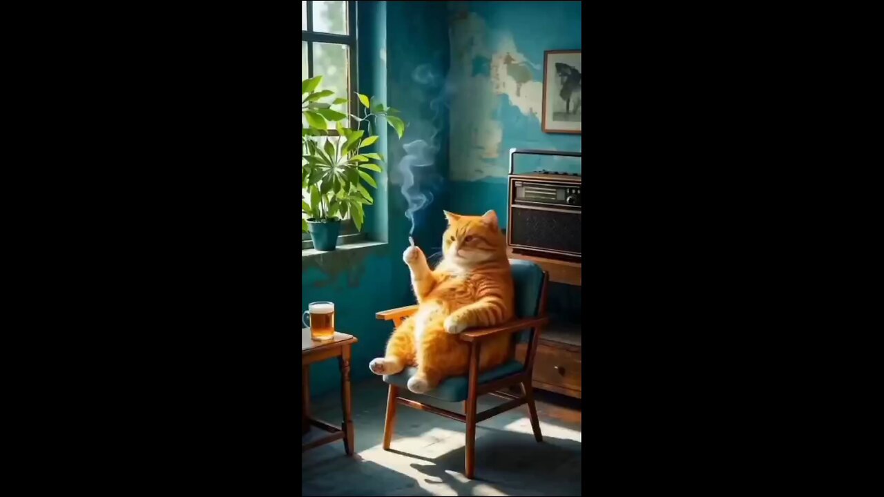 sad cat