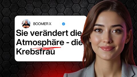Die Krebsfrau, wenn sie einen Raum betritt, verändert sich die Atmosphäre.