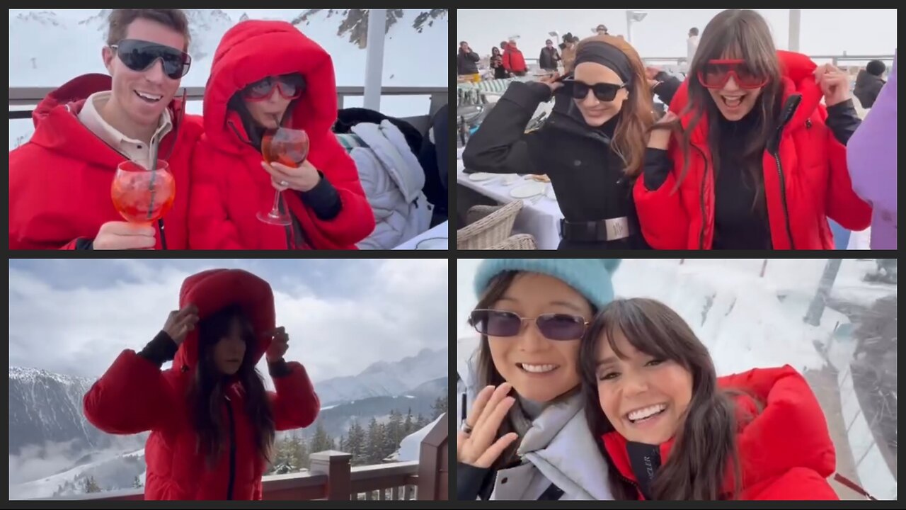 Après-Ski Glam: Nina Dobrev’s 48-Hour Moncler Escape