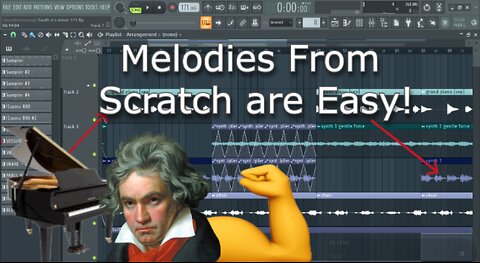 Dark Melody Cook up-How to make Melodies from scratch w/ STOCK Plugins