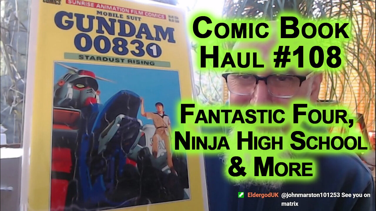 Comic Book Haul #108: Fantastic Four, High School Ninja, Gundam, Sable, Batman, Indies & more [ASMR]