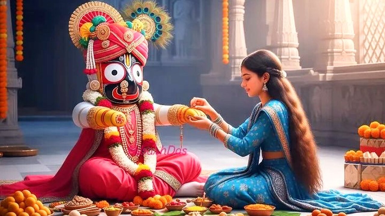 Happy Rakhi 💐 Blessings of Lord Jagannath & Maa Subhadra on every sibling bond. Jai Jagannath!