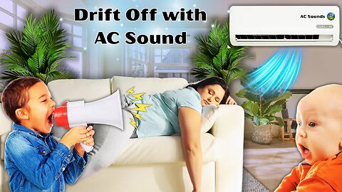 Air Conditioner White Noise (BLACK SCREEN) – 10 Hours of Deep Hum for Sleep, Focus & Anxiety Relief