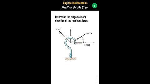 Mechanics of Statics - Problem of the Day 8