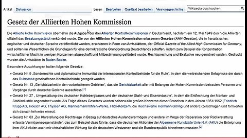 AHK - Alliierte Hohe Kommission