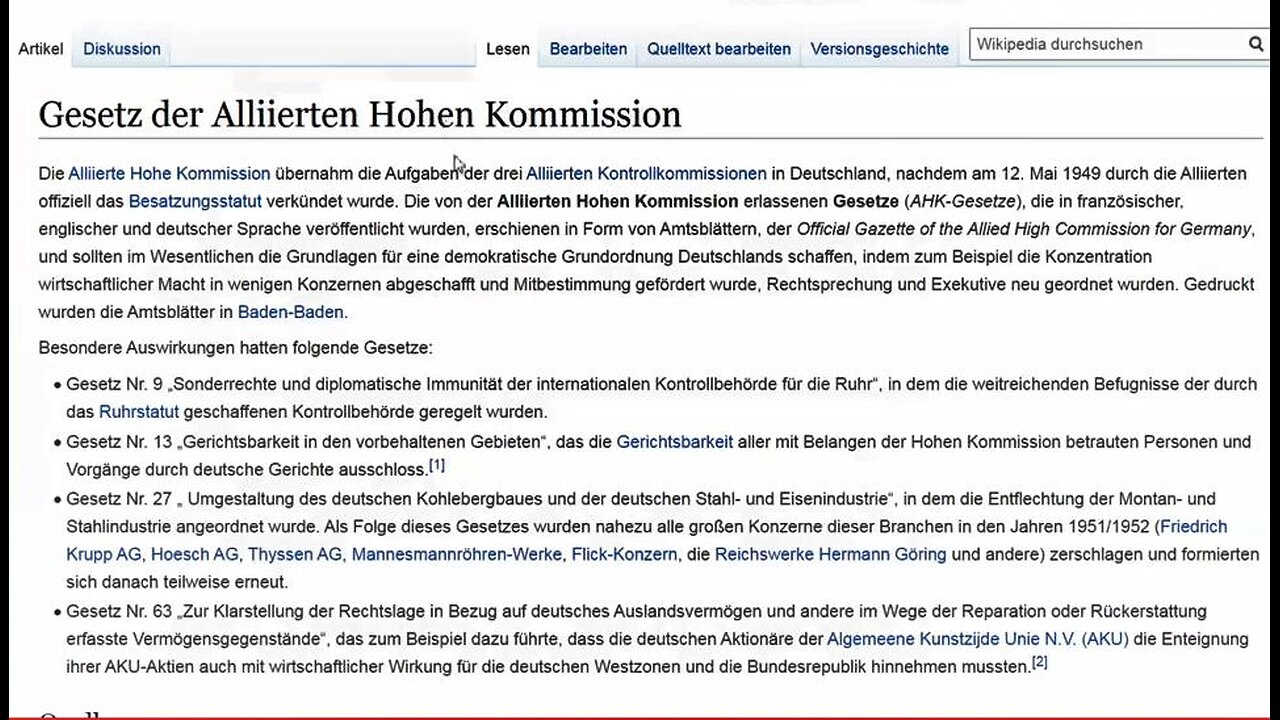 AHK - Alliierte Hohe Kommission