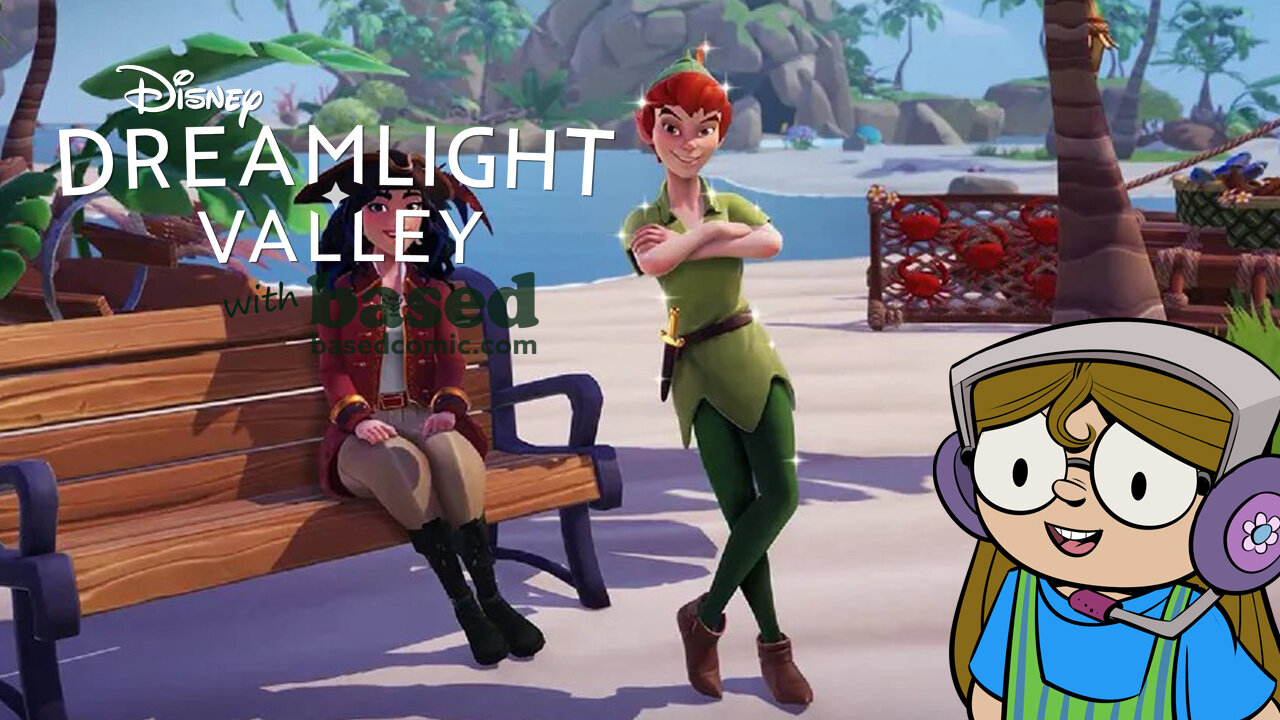 Dreamlight Valley with Based Comic | Peter Pan Update with Skull Rock